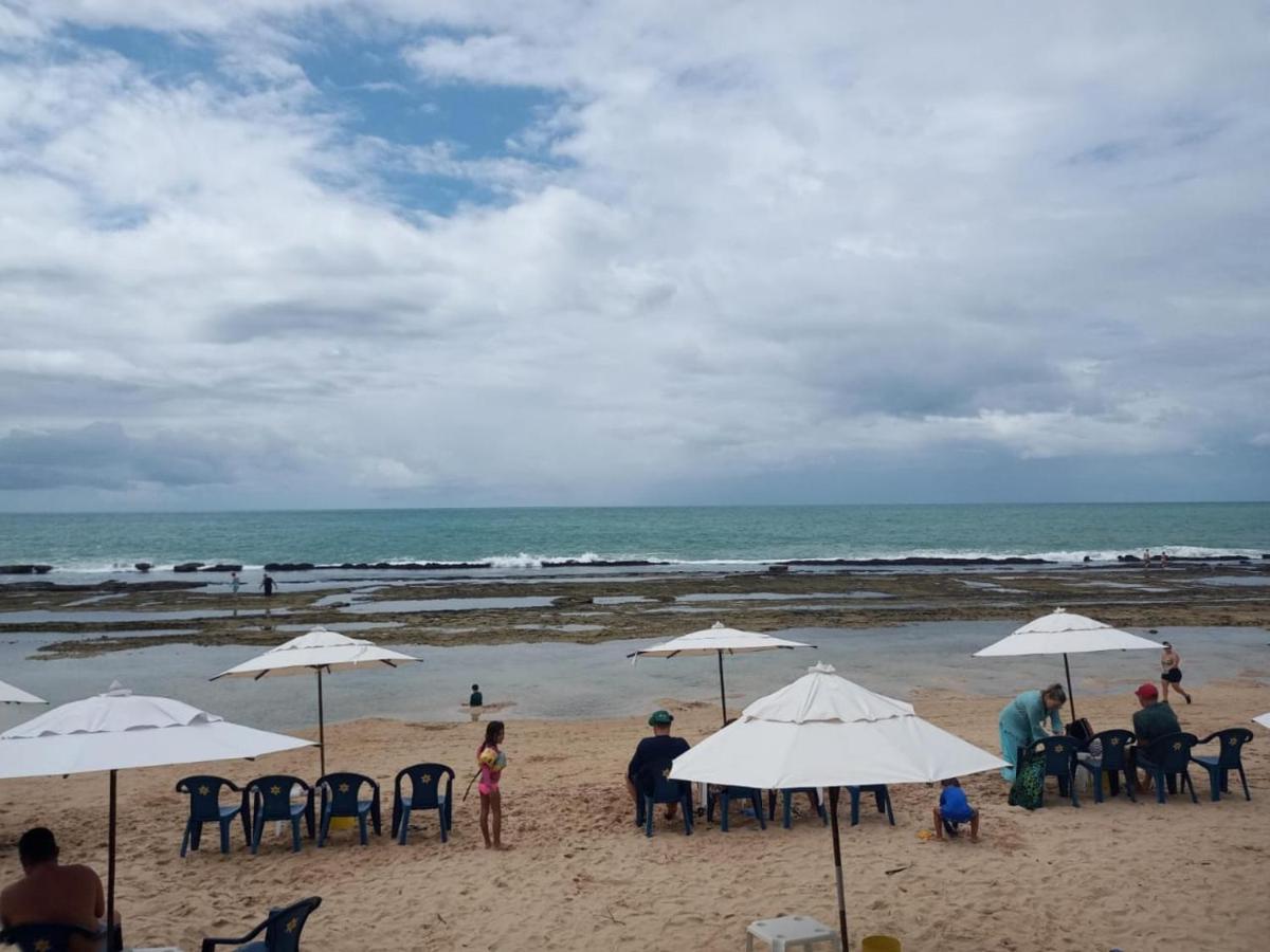 Estudio Marulhos, Varanda Com Vista De Mar E Parque Aquatico, A Beira-Mar Mar De Muro Alto, Com Wi-Fi, Restaurante, Estacionamento E A 10' De Pôrto das Galinhas エクステリア 写真